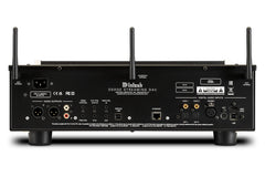 McIntosh DS200 streaming DAC rear panel with eight digital inputs and analog outputs