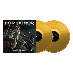 For Honor A Decade of Battle and Music soundtrack 2LP gold-colored vinyl and cover