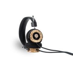 Grado Hemp Classic Series headphones three-quarter view with Grado open-back earcups