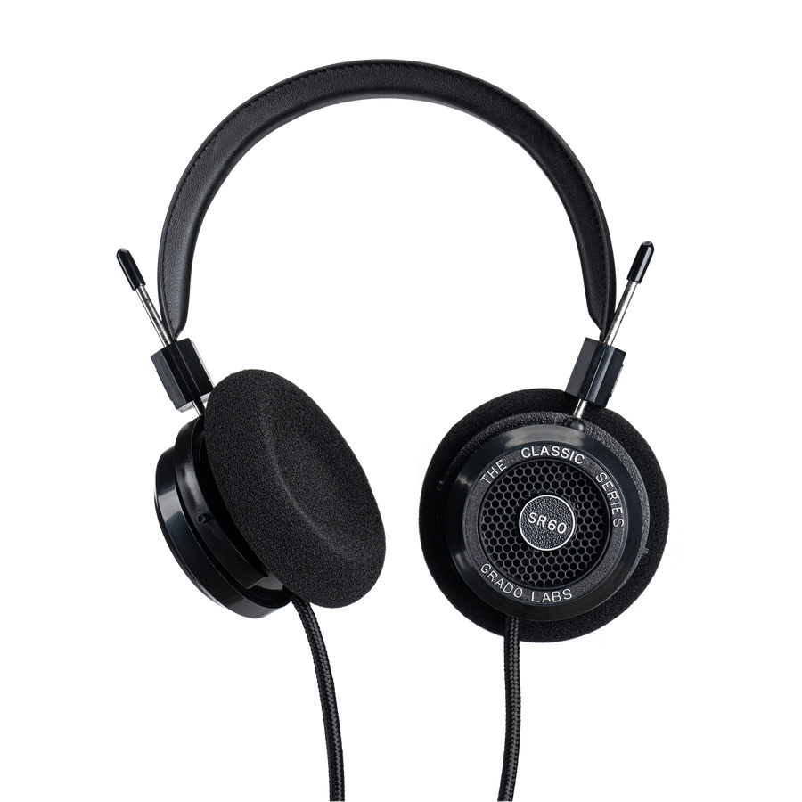 Grado SR60 Classic Series open-back headphones three-quarter view