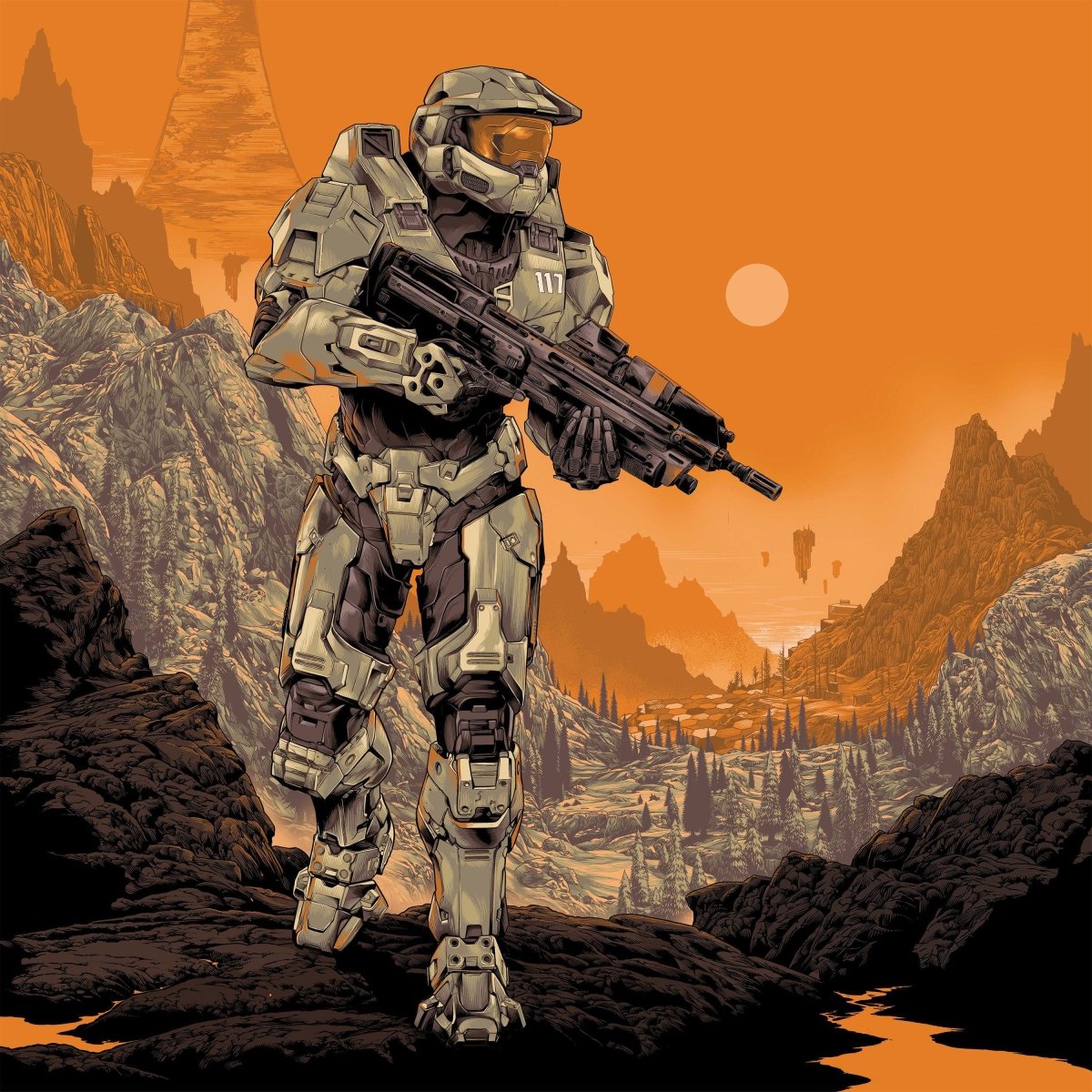 Halo Infinite - Original Video Game Soundtrack (Black Vinyl) - Video Game Soundtrack-Audio-Exchange