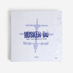 Hüsker Dü 1985 The Miracle Year 2025 Numero Group deluxe 4LP opaque white vinyl box set cover