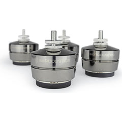 IsoAcoustics GAIA I Isolation Speaker Feet - Dark Chrome (4 Pack) - IsoAcoustics-Audio-Exchange