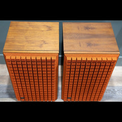 JBL L100 Century Loudspeaker System (1970-73) - Orange Grille - JBL-Audio-Exchange