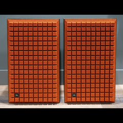 JBL L100 Century Loudspeaker System (1970-73) - Orange Grille - JBL-Audio-Exchange