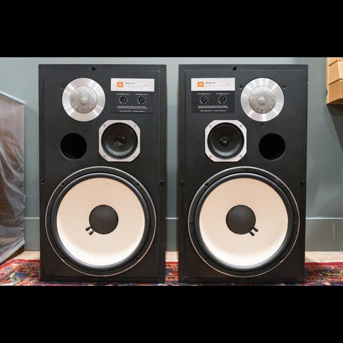 JBL L112 Vintage Loudspeakers - JBL-Audio-Exchange