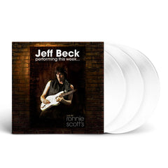 Jeff Beck Performing This Week Live at Ronnie Scott's 2024 limited white vinyl three-LP album with cover artwork