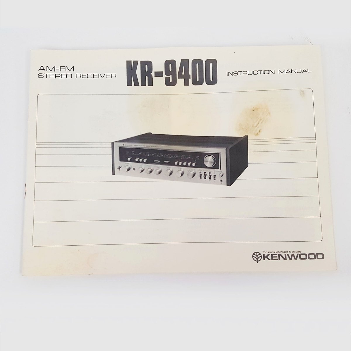 Kenwood KR-9400 Vintage Receiver w/ LED Upgrade, Cleaned, Original Box & Manual - Kenwood-Audio-Exchange