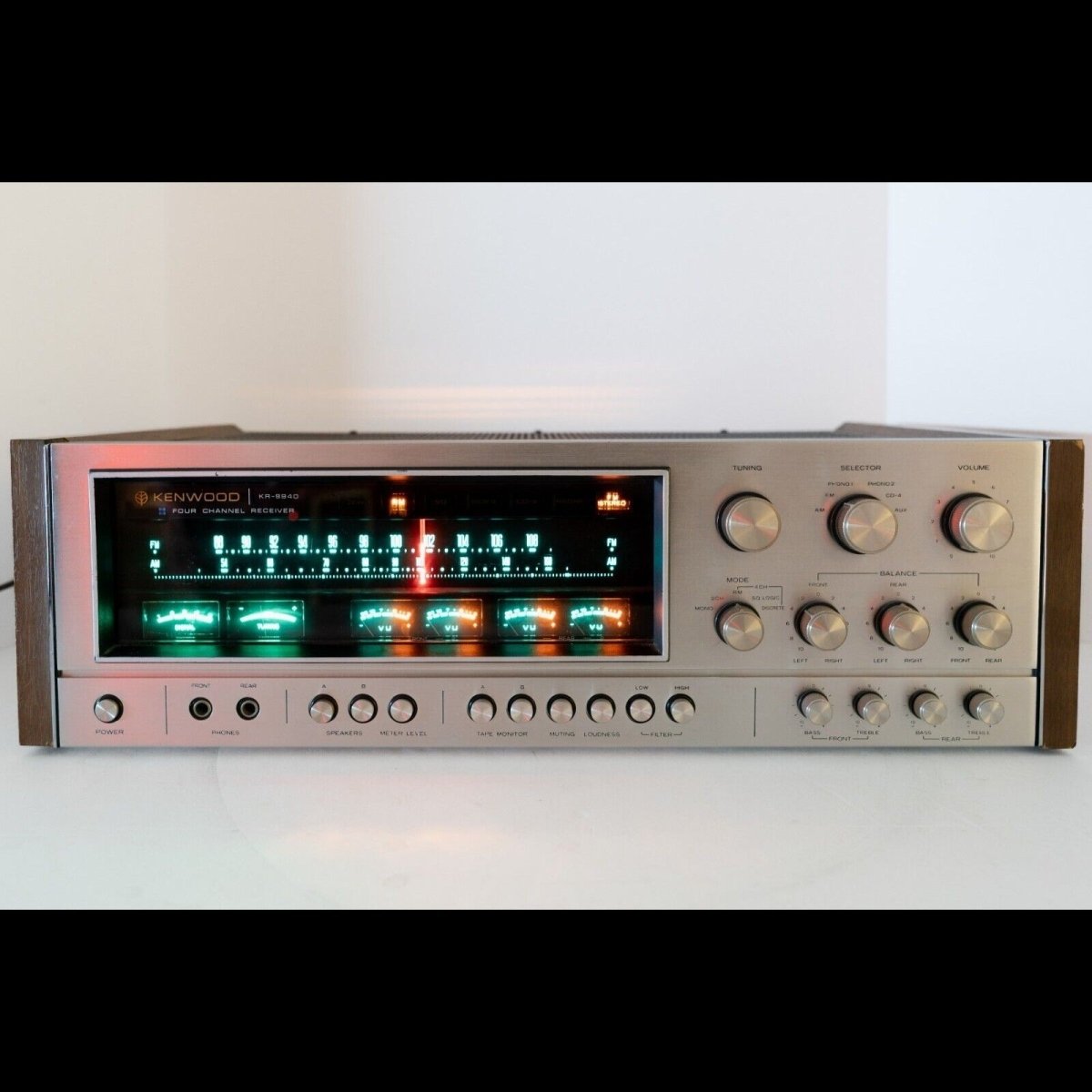 Kenwood KR-9940 4-Channel Quadraphonic Receiver - Professionally Cleaned & Tested - Kenwood-Audio-Exchange