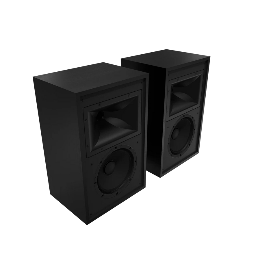 Klipsch Rebellion bookshelf speakers in Black Ash, pair