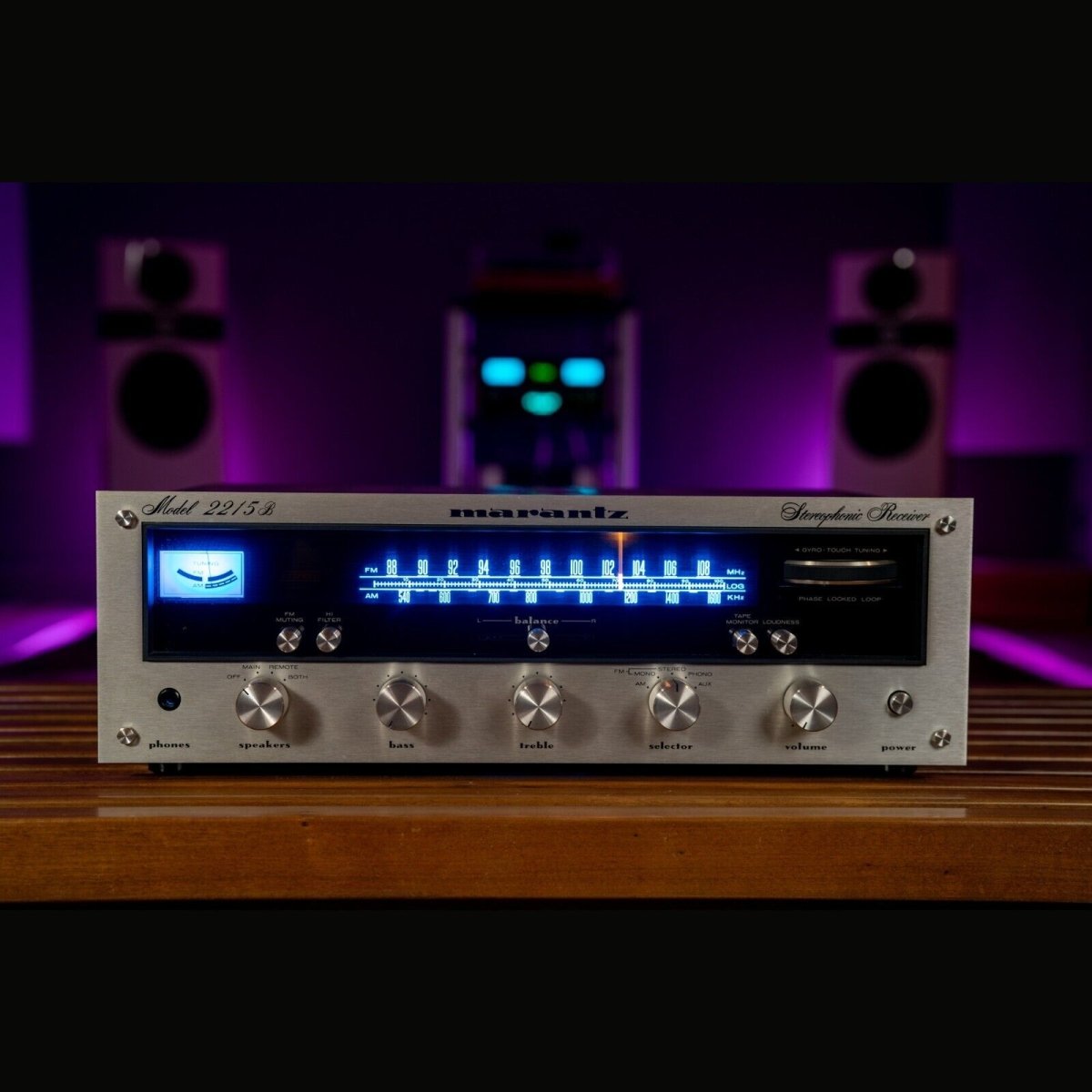 Marantz - Model 2215B Stereo Receiver (LED Upgrade) - Marantz-Audio-Exchange