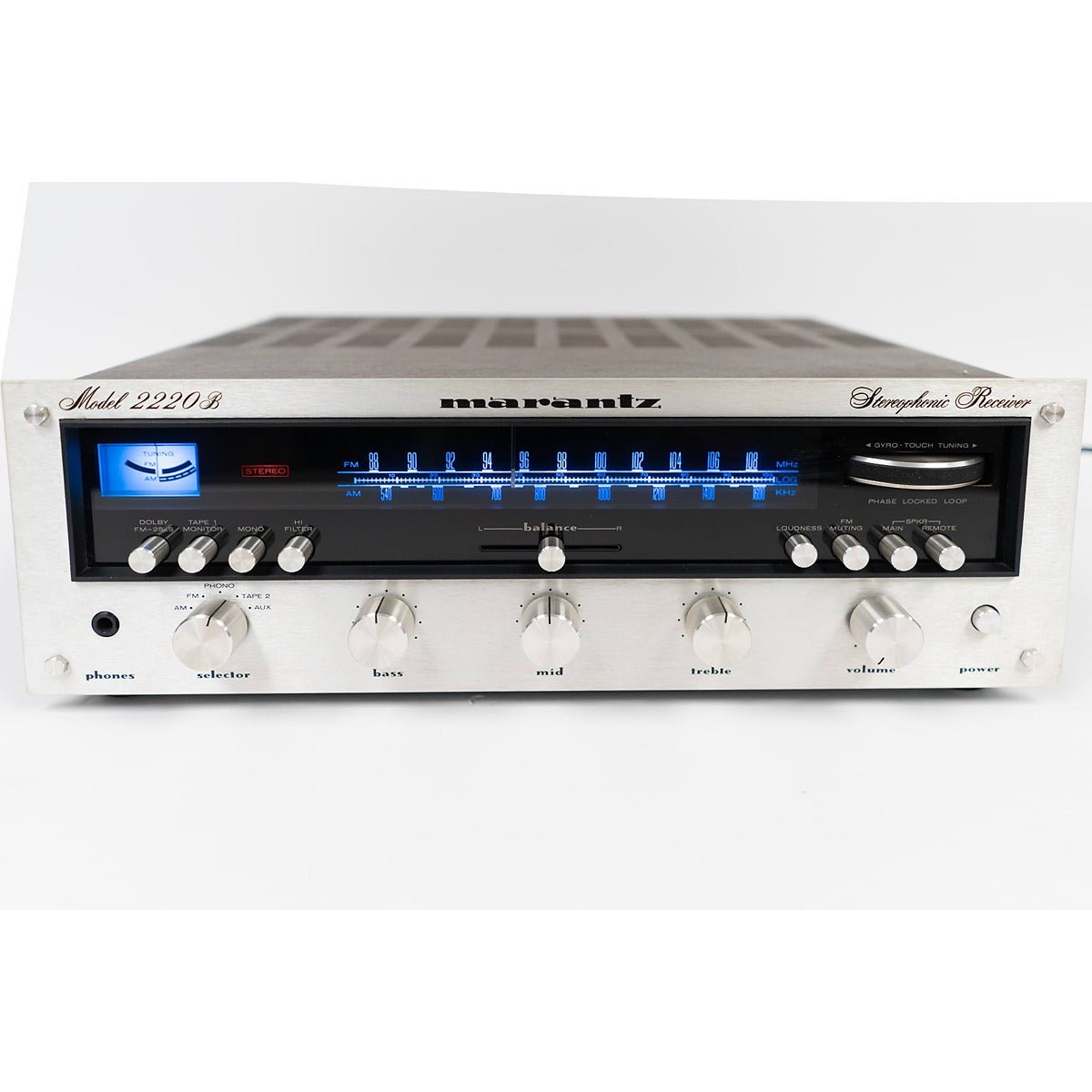 Marantz Model 2220B Stereo Receiver - Cleaned & Tested w/ LED Upgrade - Marantz-Audio-Exchange