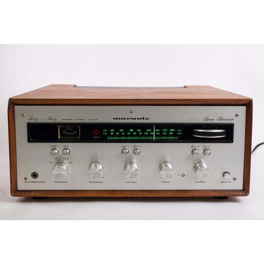 Marantz Model 27 Stereo Receiver w/ Wood Case - Marantz-Audio-Exchange