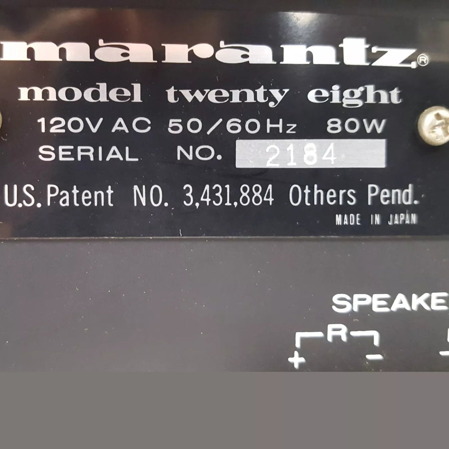 Marantz Model 28 with Garrard Turntable - Marantz - Audio - Exchange