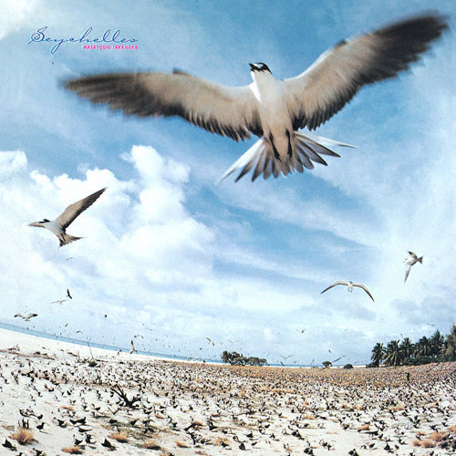 Masayoshi Takanaka Seychelles clear sky blue vinyl record with album jacket