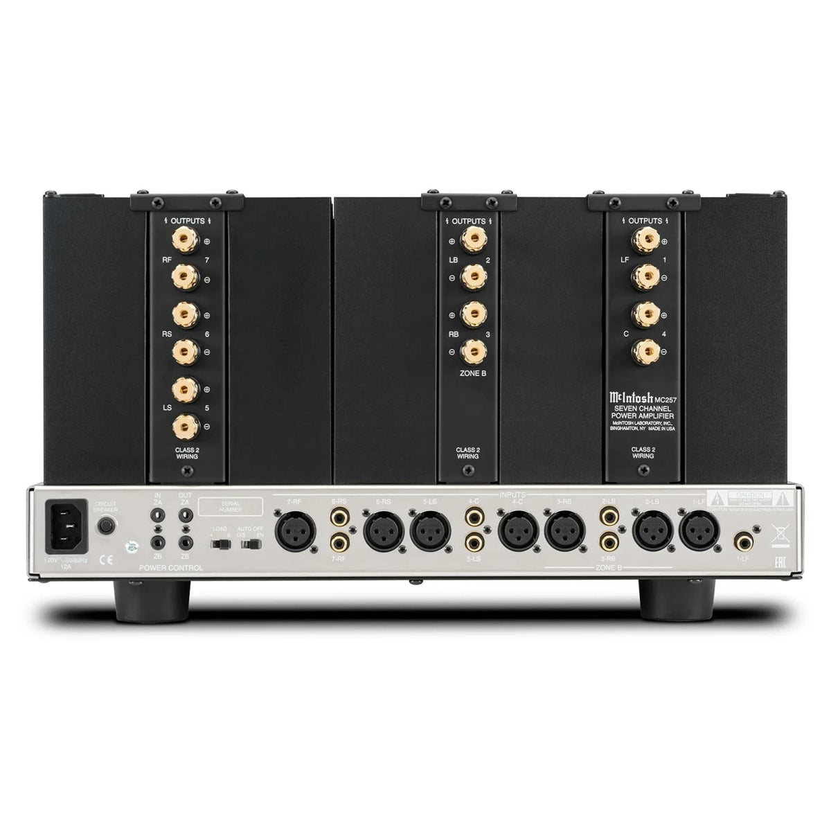 McIntosh MC257 7-Channel Solid State Amplifier for Home Theater