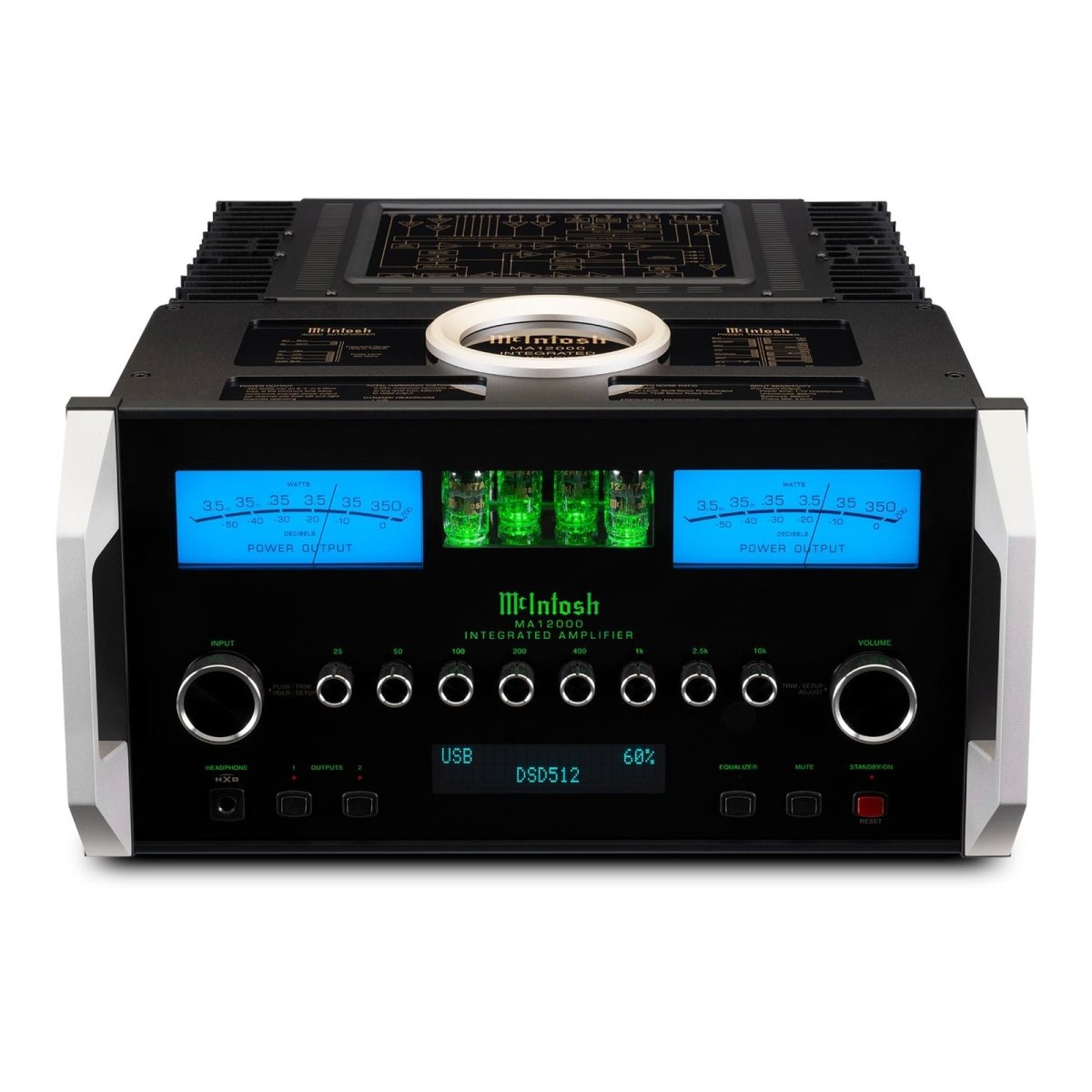 McIntosh MA12000 2-Channel Hybrid Integrated Amplifier - McIntosh-Audio-Exchange