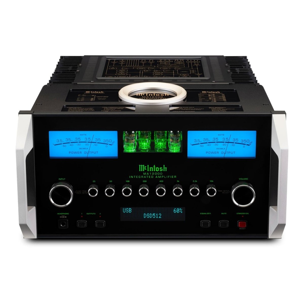 McIntosh MA12000 Hybrid Integrated Amplifier front view