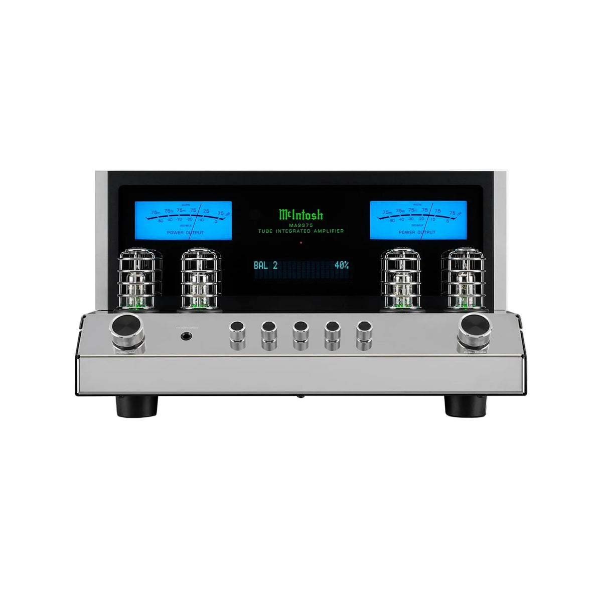 McIntosh MA2375 front panel with balanced input selected