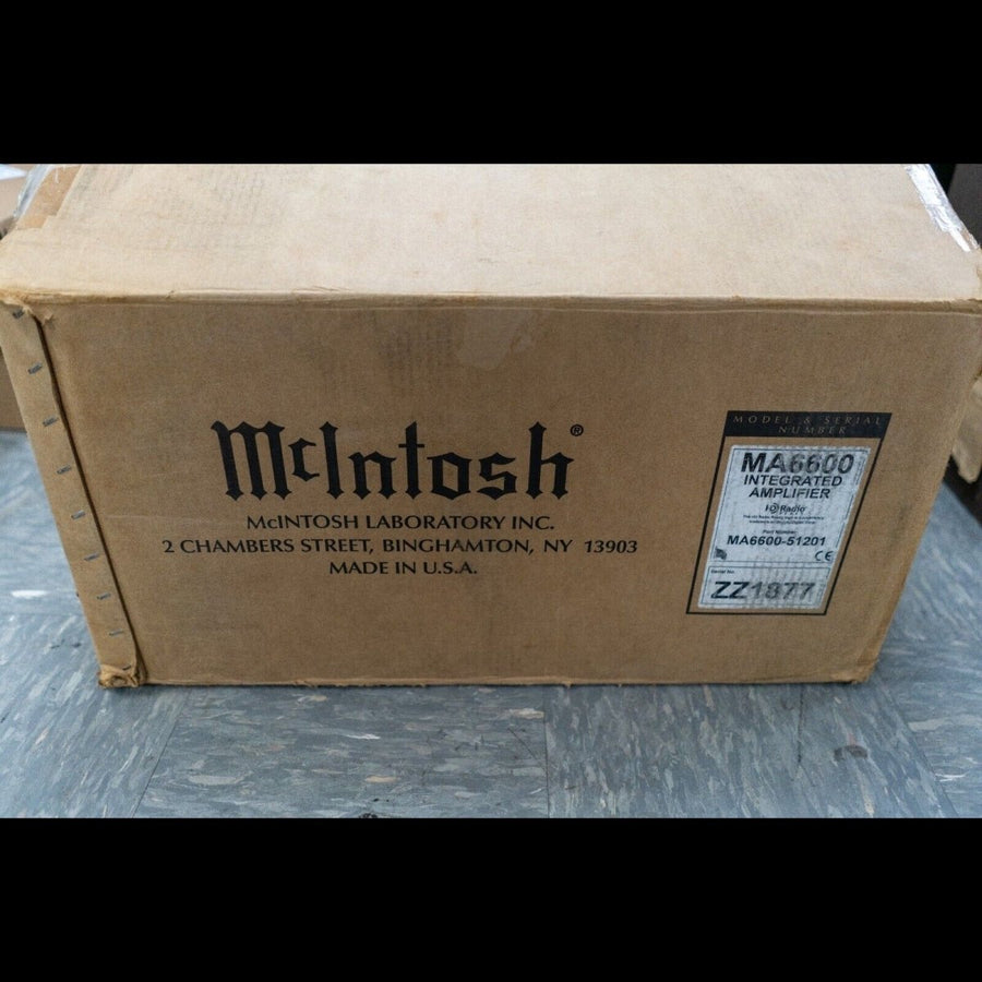 Mcintosh MA6600 Integrated Amplifier - Preowned - Excellent Cond. w/ Box, Remote & Manual - McIntosh-Audio-Exchange