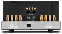 McIntosh MC312 2-channel power amplifier rear panel and connections