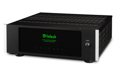 McIntosh MI347 7-channel Class D power amplifier angled view