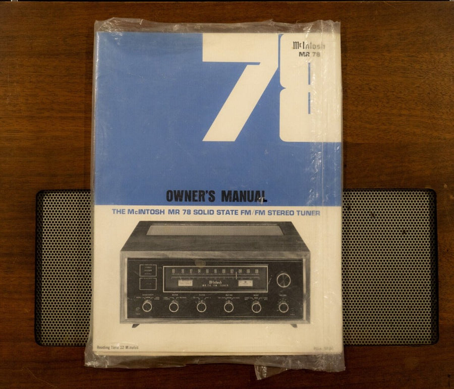 McIntosh MR 78 FM Tuner w/Wood Case - McIntosh-Audio-Exchange