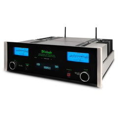 McIntosh MSA5500 streaming integrated amplifier angled view