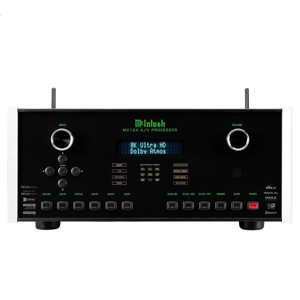 McIntosh MX124 13.4-channel A/V processor front view