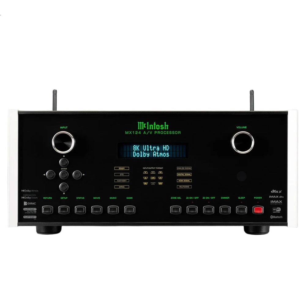 McIntosh MX124 13.4-channel A/V processor front view