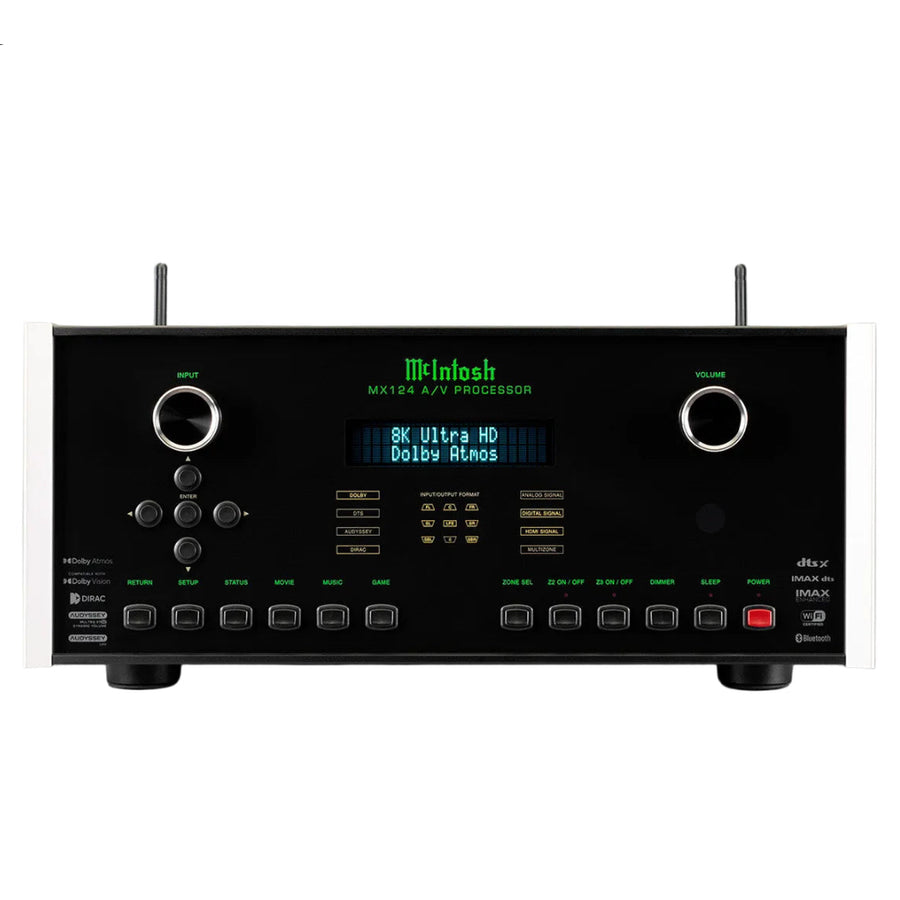 McIntosh MX124 13.4-channel A/V processor front view