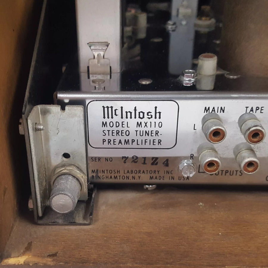 MX110 Stereo Tuner Preamplifier - McIntosh - Audio - Exchange
