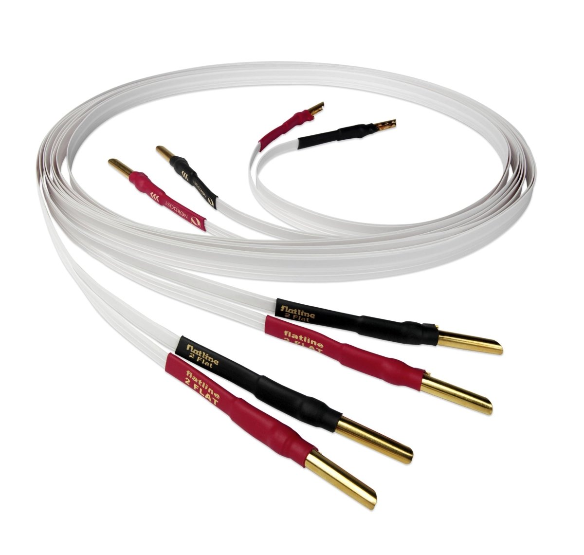 Nordost 2 Flat Loudspeaker Cable (Pair - Banana Connectors) - Nordost-Audio-Exchange