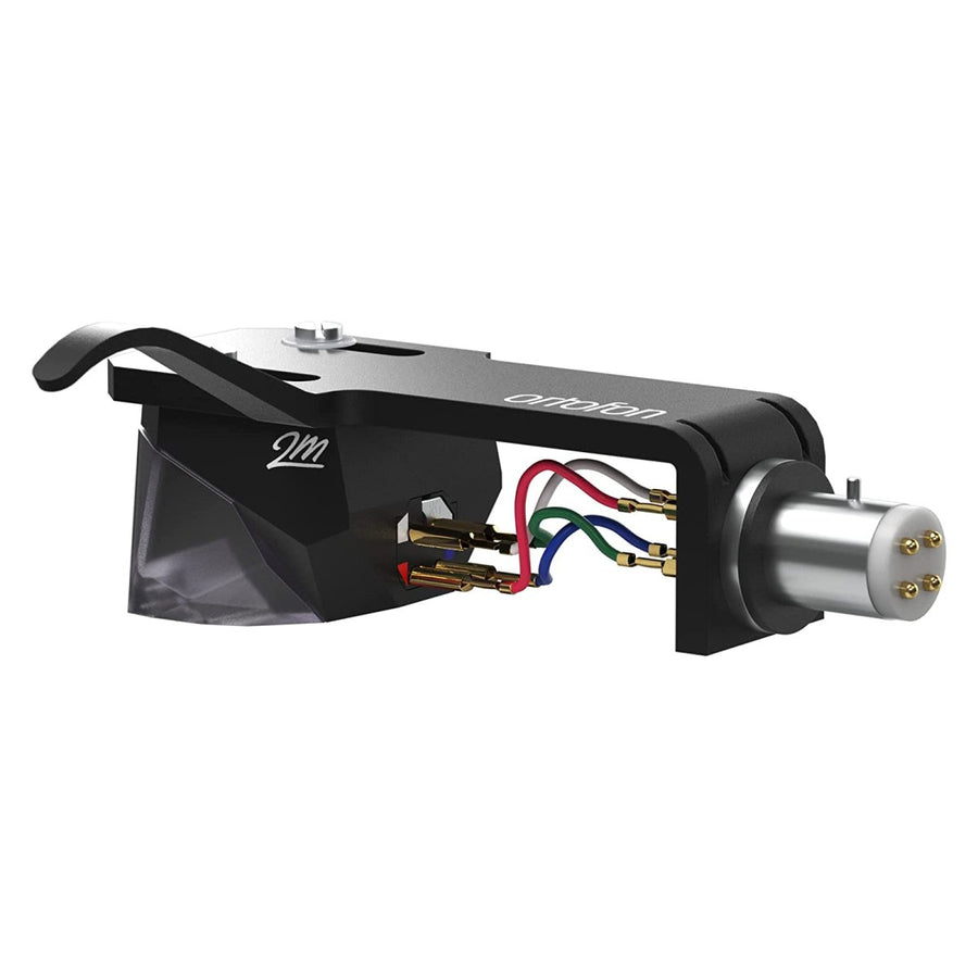 Ortofon 2M Silver Phono Cartridge Premounted on SH-4 Black Headshell - Ortofon-Audio-Exchange