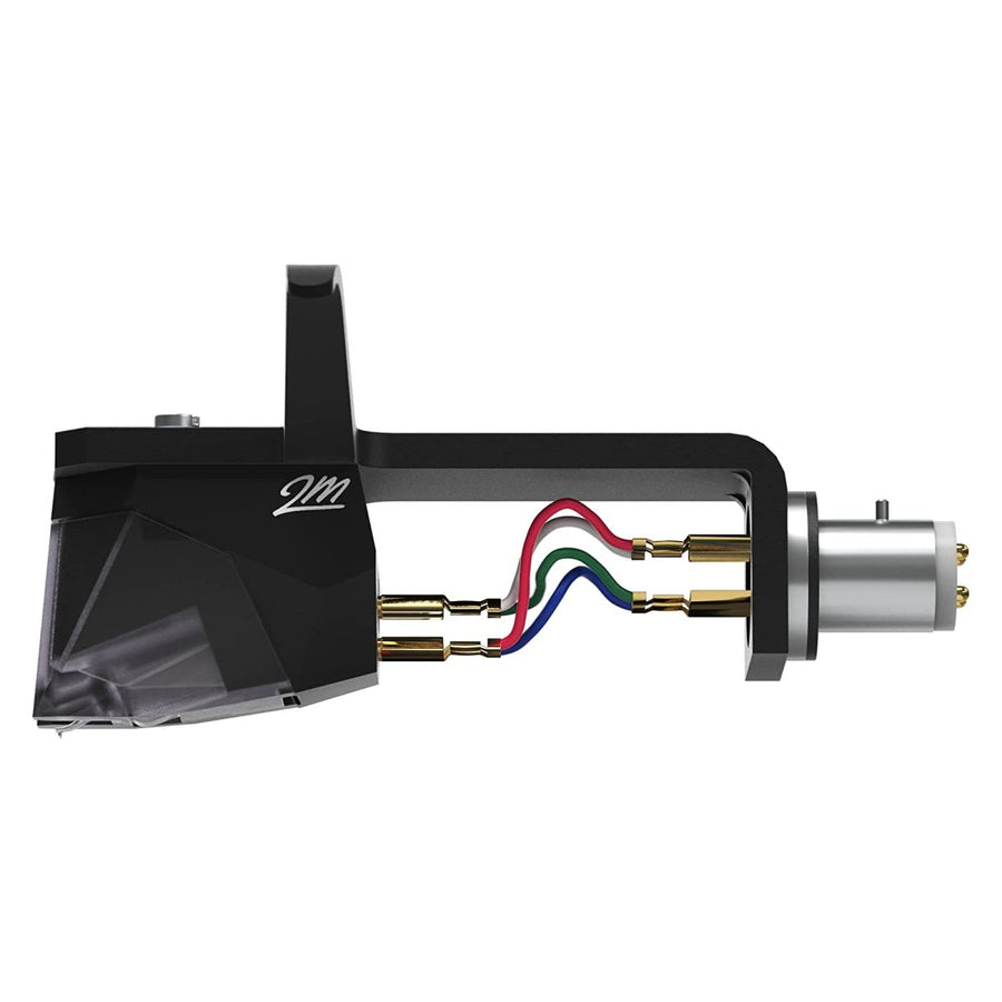 Ortofon 2M Silver Phono Cartridge Premounted on SH-4 Black Headshell - Ortofon-Audio-Exchange