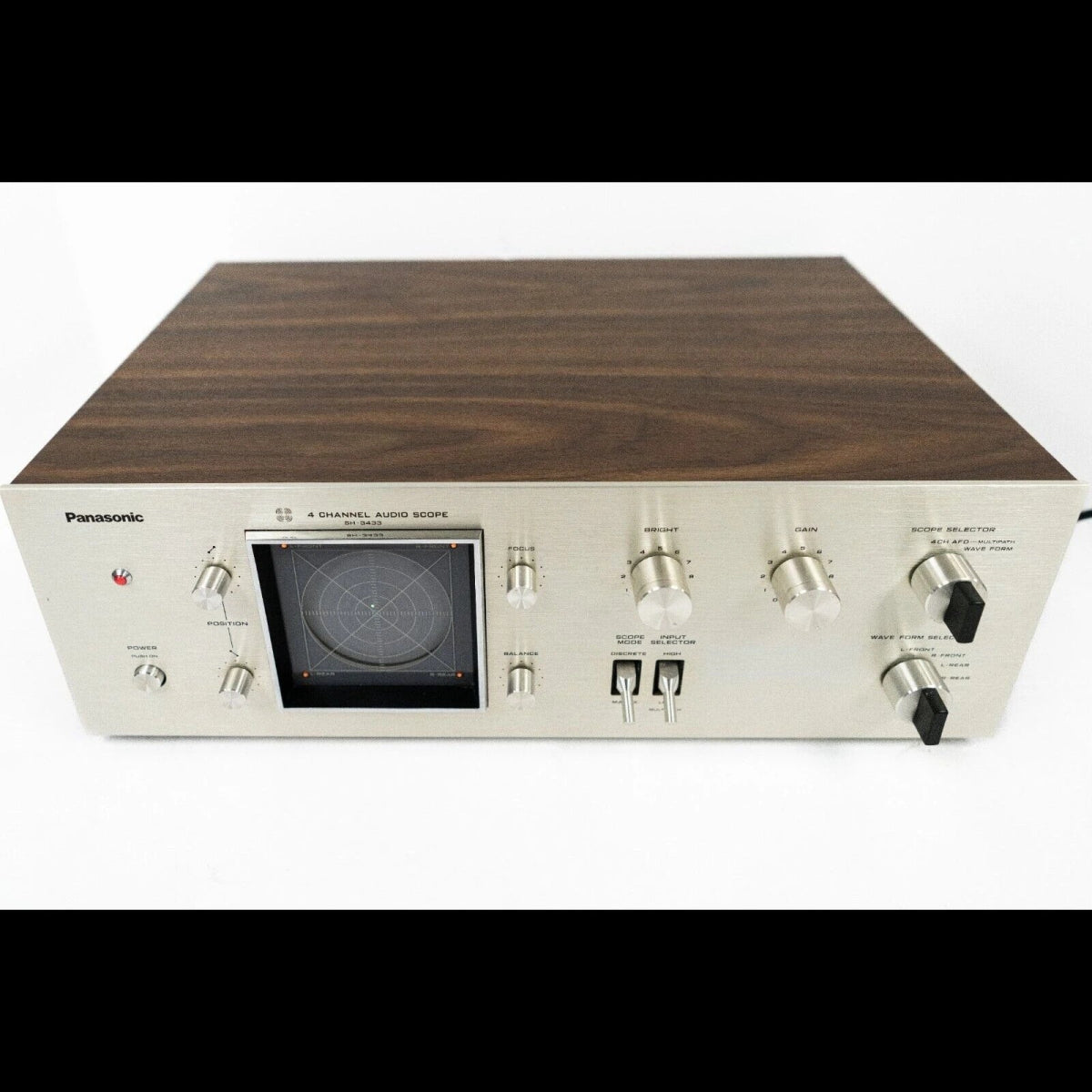 超希少】テクニクス オーディオスコープ SH-3433 4ch Panasonic 超希少】テクニクス オーディオスコープ SH-3433 4ch Panasonic