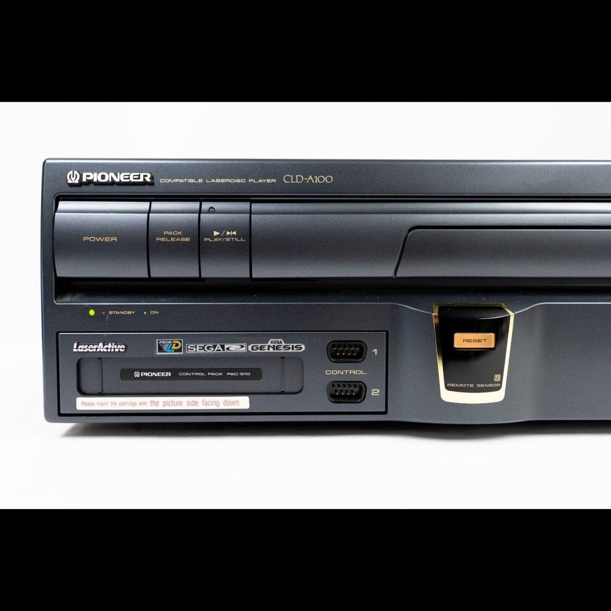 Pioneer LaserDisc Sega Genesis CLD A100 LaserActive With Pac S10 Module pioneer-laserdisc-sega-genesis-cld-a100-laseractive-with-pac-s10-module