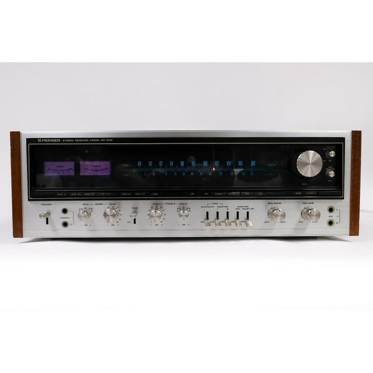 Pioneer SX-1010 100-Watt Stereo Solid-State Receiver 1974 - 1976 - Silver - Pioneer-Audio-Exchange