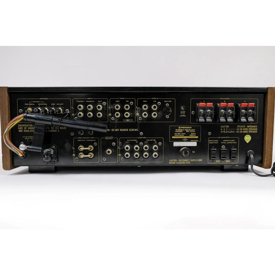 Pioneer SX-1010 100-Watt Stereo Solid-State Receiver 1974 - 1976 - Silver - Pioneer-Audio-Exchange