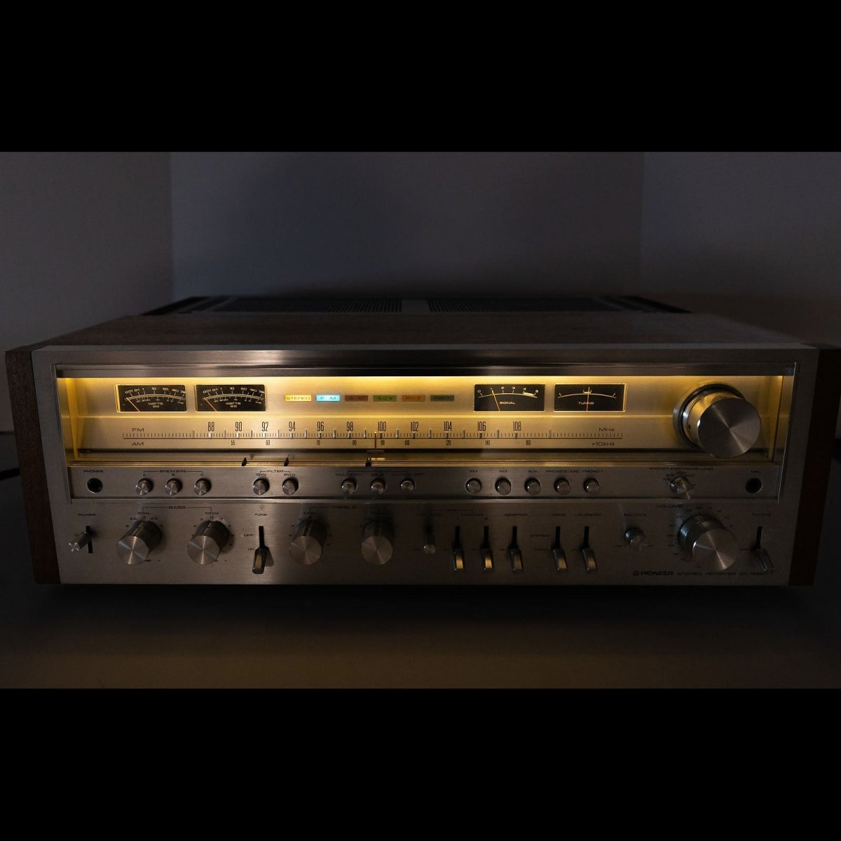 Pioneer SX-1280 Vintage Monster Stereo Receiver w/ LED Upgrade, Original Box - Pioneer-Audio-Exchange