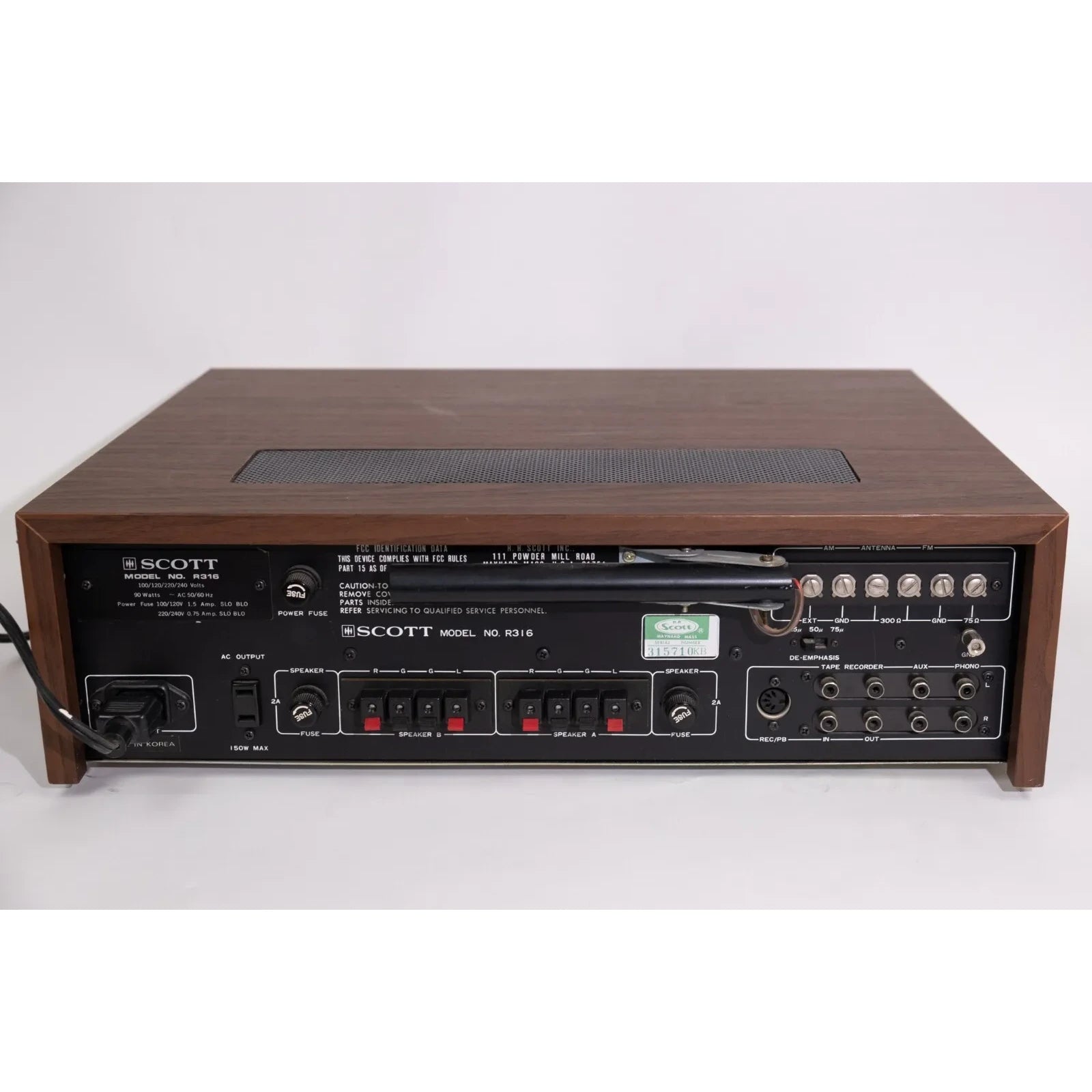 HH Scott R-316 Stereo Receiver