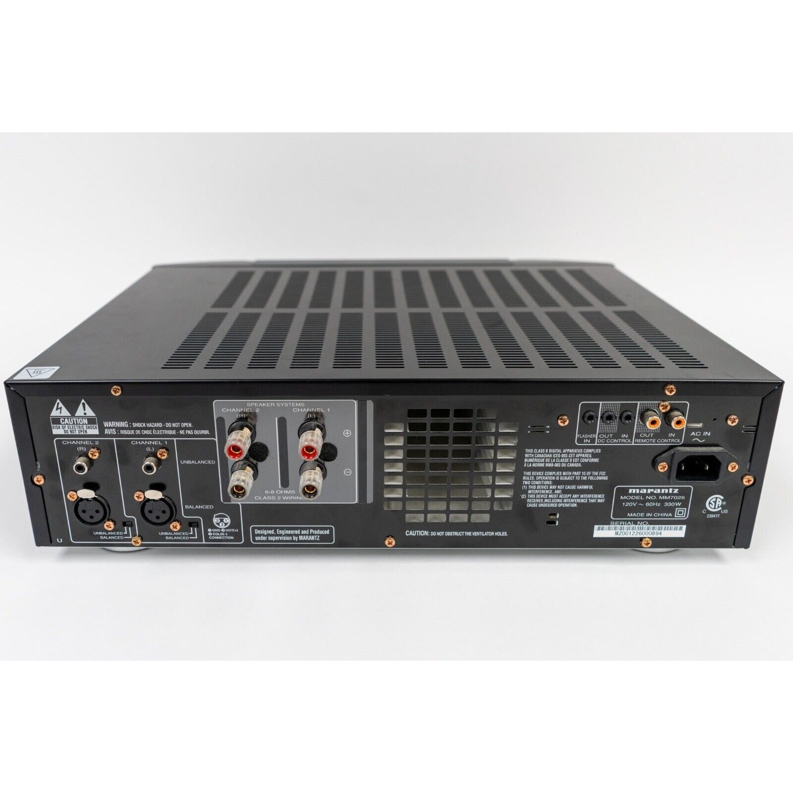 Marantz MM7025 2-Channel Power Amplifier
