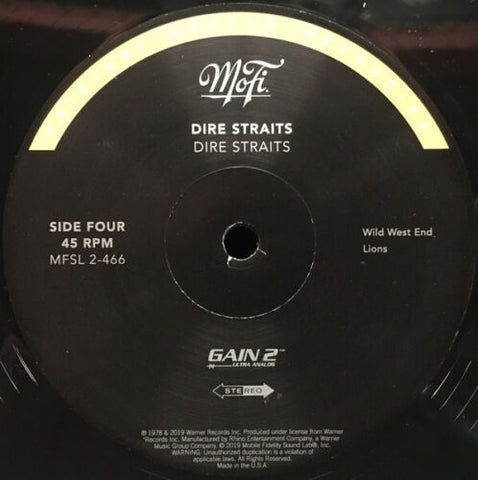 Dire Straits - Straits - MFSL (MoFi) Vinyl – Audio-Exchange-RVA