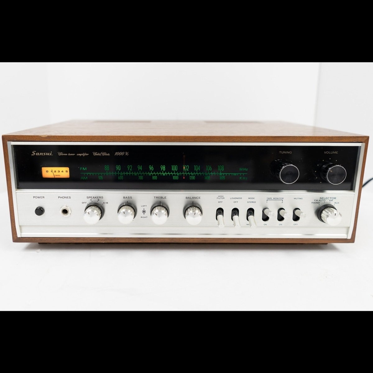 Sansui 1000X Solid State AM/FM Stereo Tuner Amplifier - Sansui-Audio-Exchange