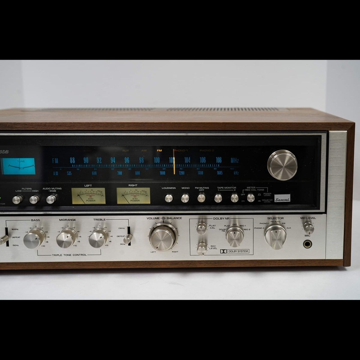 Sansui 9090DB 125 WPC Stereo Receiver - Excellent Condition w/ LEDs - Sansui-Audio-Exchange