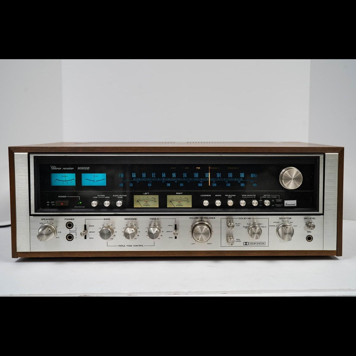 Sansui 9090DB 125 WPC Stereo Receiver - Excellent Condition w/ LEDs - Sansui-Audio-Exchange