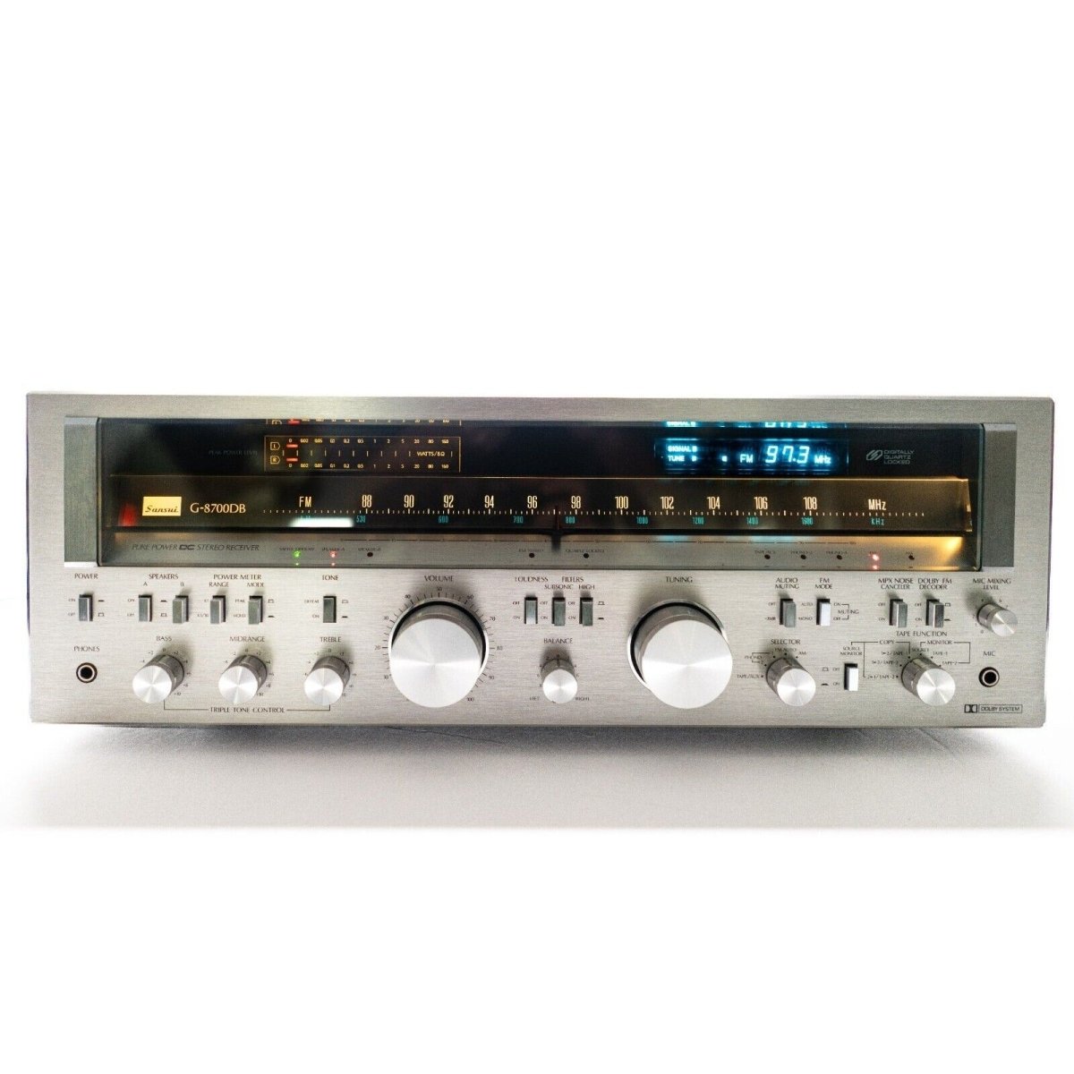 SANSUI G-8700DB Pure Power DC Stereo Receiver - Cleaned & Tested - Sansui-Audio-Exchange