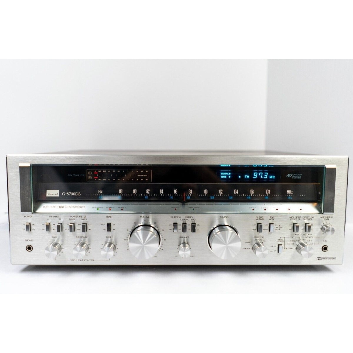 SANSUI G-8700DB Pure Power DC Stereo Receiver - Cleaned & Tested - Sansui-Audio-Exchange