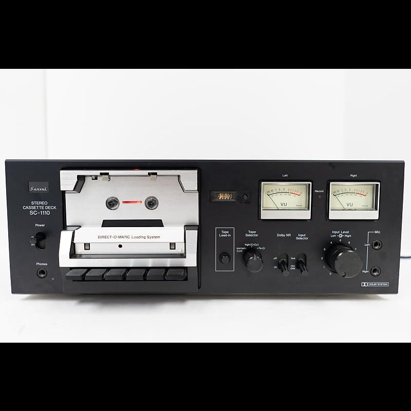 Sansui SC-1110 Stereo Cassette Recorder – Fully Restored, Excellent Condition - Sansui-Audio-Exchange