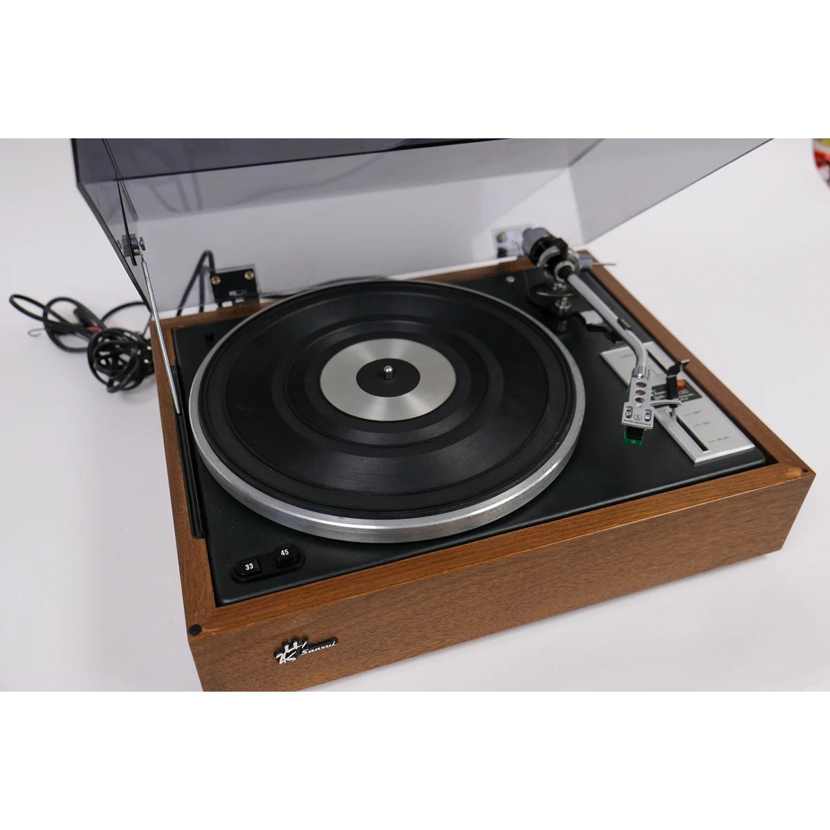 Sansui SR-2050C 2-Speed Automatic Turntable - Sansui-Audio-Exchange